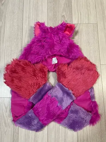 체셔캣 머플러 팬캡 후드 부착 머플러 도쿄 디즈니 리조트