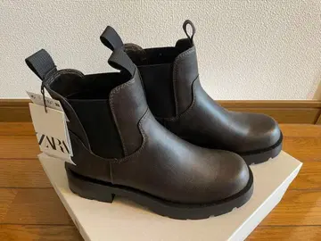 ZARA 사이드 고어 부츠 38