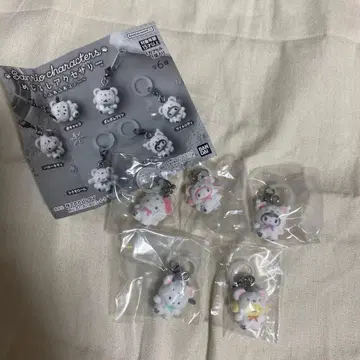 익명 배송! 산리오 메지루시 액세서리 포근포근 스노우