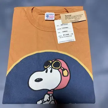 버즈릭슨 vintagePEANUTS A-2 스누피 티셔츠 사이즈 L