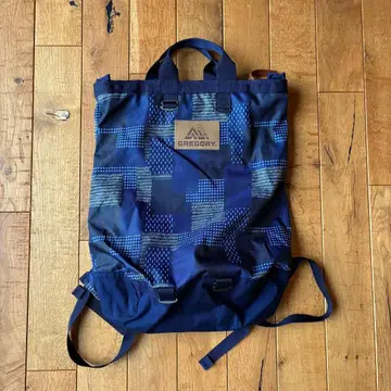 GREGORY FLASH DAY 그레고리 인디고 패치워크 중고