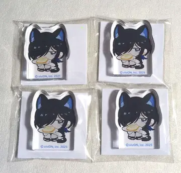 AGF 인마 교육 미니 아크릴 피규어 미기시 4종 세트