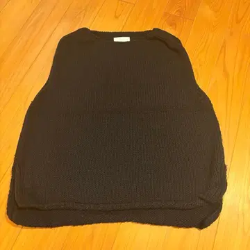 카구레 페루 니트 베스트 블랙