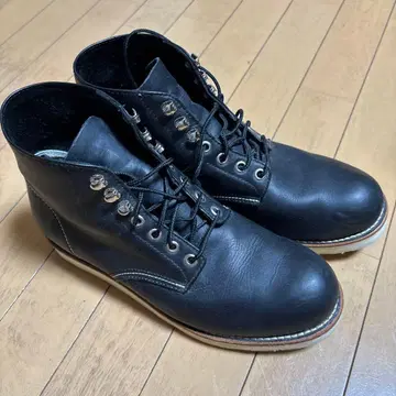 호킨스 블랙 레이스업 부츠 9