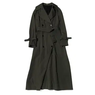 극미품 7.3만 엔 두지엠 클라세 Josee 울 개버딘 트렌치코트