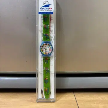 FRANCE 98 축구 캐릭터 워치