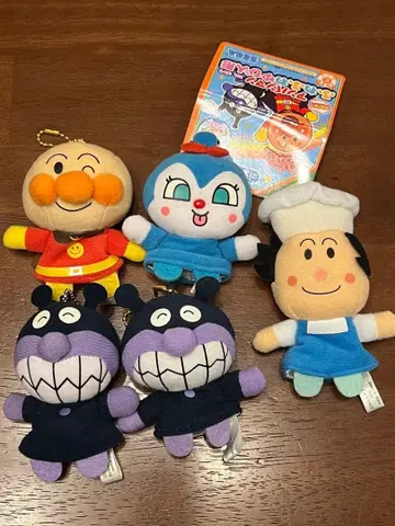[새상품급] 호빵맨 손가락 인형 5개 세트