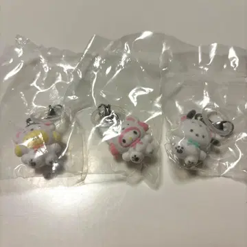 산리오 포근포근 스노우 메지루시 액세서리