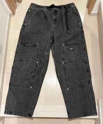 MOUNTAIN MANIA 더블니 데님 워크 팬츠 XL