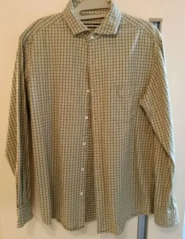 [ SHIPS ] 체크 무늬 긴팔 플란넬 셔츠