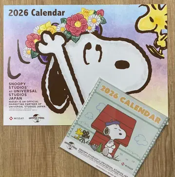 새상품 2026년 스누피 벽걸이 달력 탁상 달력 세트