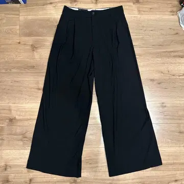 ZARA 배기 와이드 블랙 슬랙스 팬츠