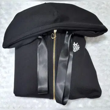 스토푸리 하트 리본 지퍼 후드티