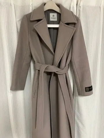 나노 유니버스 그레이 롱 코트 벨트 포함