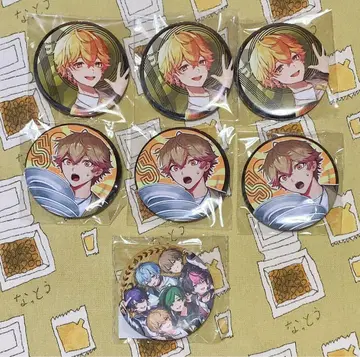 시쿠포니 미코토 기념 캔뱃지 10만 명 50만 명 100만 명 캔뱃지