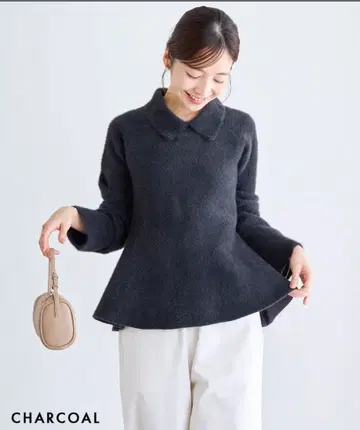 페더얀 플럼 니트 차콜