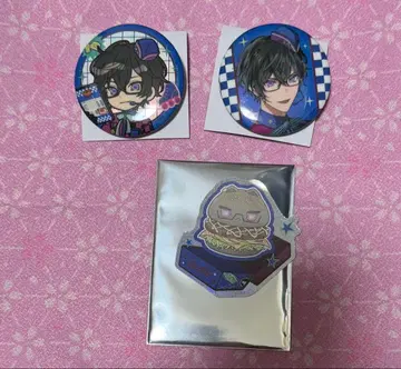 니지산지 VOLTACTION 시키나기 아키라 캔뱃지