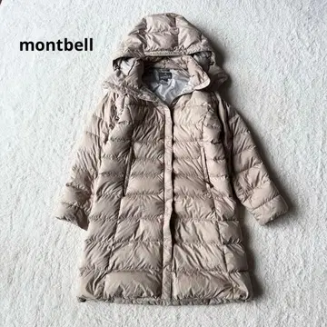 몽벨 montbell 다운 코트 롱 여성용 M 베이지