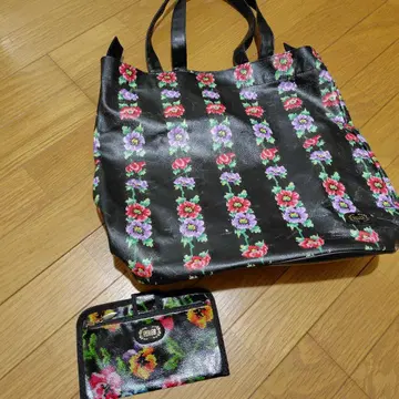 FEILER 꽃무늬 토트백과 지갑 세트