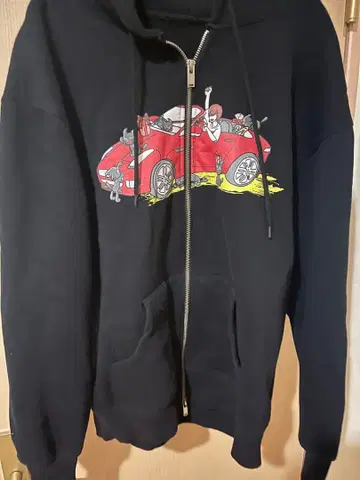 키요 고양이 지퍼 후드티 M 사이즈