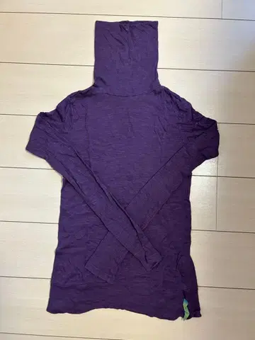 WAFFLISH WAFFLE 퍼플 하이넥 T셔츠