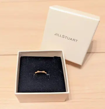 JILL STUART 리본 디자인 핑키링