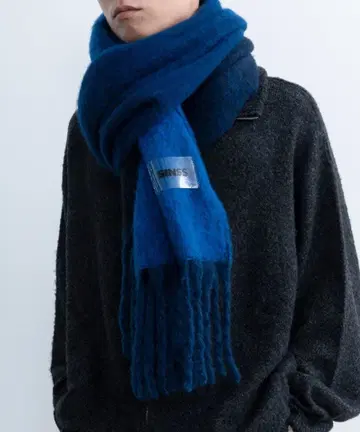 SINSS Cashmere Blend Gradation Muffler