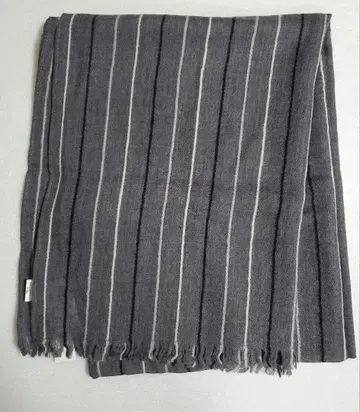 theory 스트라이프 머플러 F 사이즈 그레이