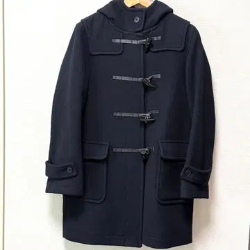 [ 새상품급 ] MUJI 무인양품 울 혼방 더플 코트 네이비 L 사이즈