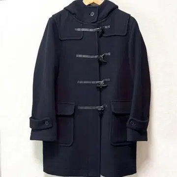 [ 새상품급 ] MUJI 무인양품 울 혼방 더플 코트 네이비 L 사이즈