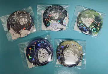 애니메이션 캐릭터 핀 배지 5개 세트