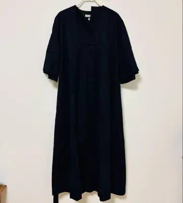 DRESSTERIOR 드레 스테리아 네이비 원피스 7부 소매 38