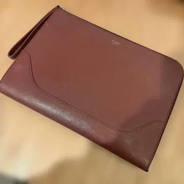 [ 새상품급 ] 페레 모리다 클러치백 카피타노 세컨드 백 적갈색