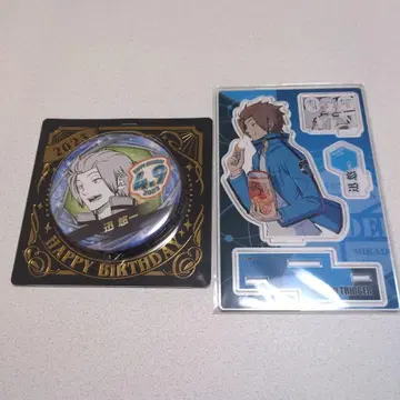 월드 트리거 진 유이치 아크릴 스탠드 캔뱃지