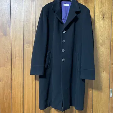 ANTONIO MIRO 블랙 울 피 코트