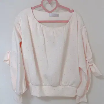 MUGUET bijou ribbon sweat