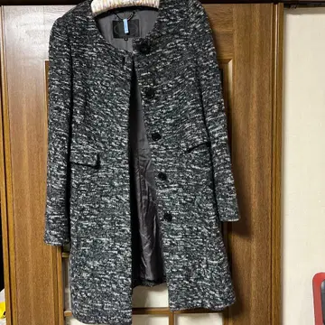 월드 언타이틀 UNTITLED 여성용 노카라 코트