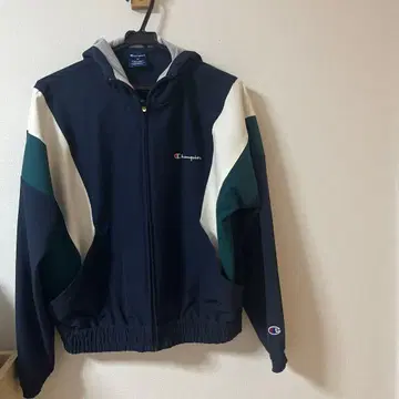 Champion 후드 부착 자켓 M 네이비