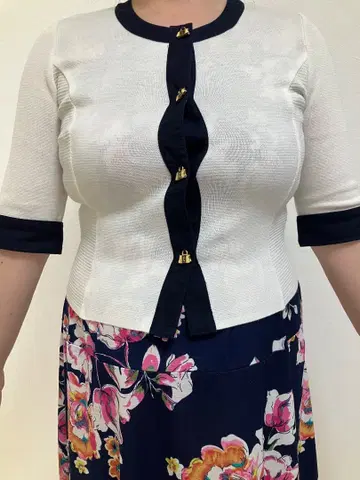 로베르타 디 카메라 리본 디자인 가디건