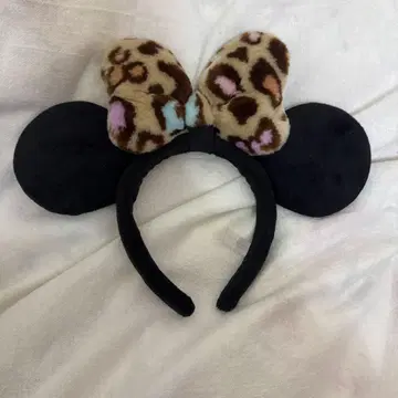 디즈니 레오파드 무늬 머리띠