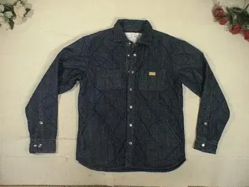 100994 NATL DESIGN 퀼트 자켓 인디고 사이즈 XL