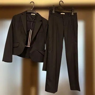 Vivi fleurs 네이비 울 비즈니스 정장 셋업 사이즈 9