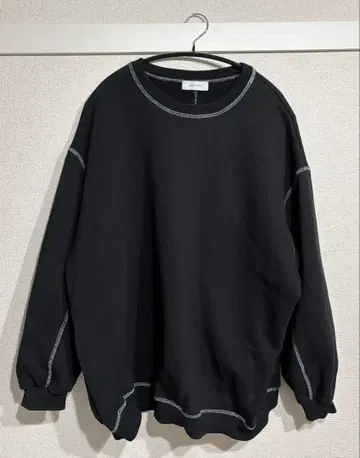 [ INTER FACTORY ] 시노 헤비웨이트 스티치 맨투맨 L 사이즈