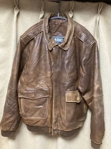 A-2 플라이트 타입 천연 가죽 자켓