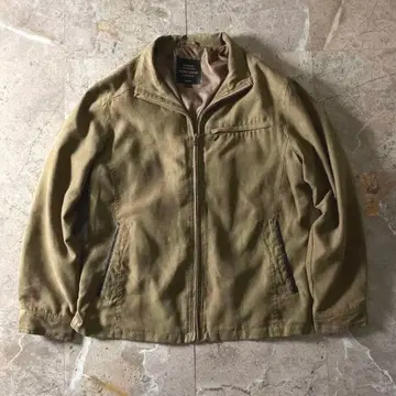 빈티지 스웨이드 느낌 카멜 스윙탑 자켓 라이트 아우터