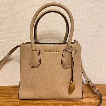 MICHAEL KORS 베이지 가죽 숄더백