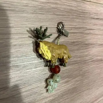 동동이 공화국 지브리 모노노케 히메 스트랩 키링 끈 장식 미사용 새상품