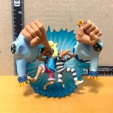 원피스 로그박스 임펠 다운편 배기&루피 피규어