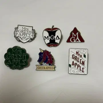 Mrs. GREEN APPLE 에덴의 동산 핀 배지 세트