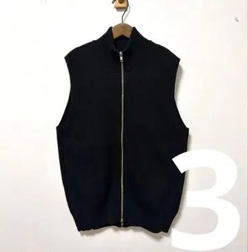 Yonetomi Mercerized cotton rib knit vest